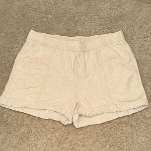 Old Navy Women's Tan Linen Shorts
